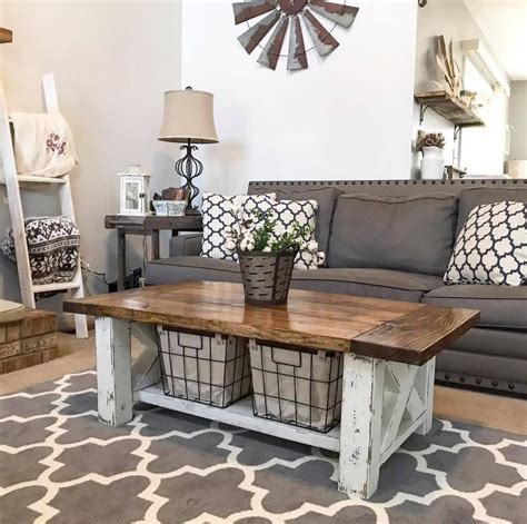 farm house metal coffee table|rustic farmhouse style coffee table.